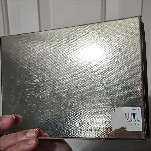 Coach Black Patent Leather Wristlet with Gold Hardware - Picture 4 of 6